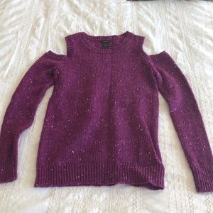 Ann Taylor cold shoulder sweater